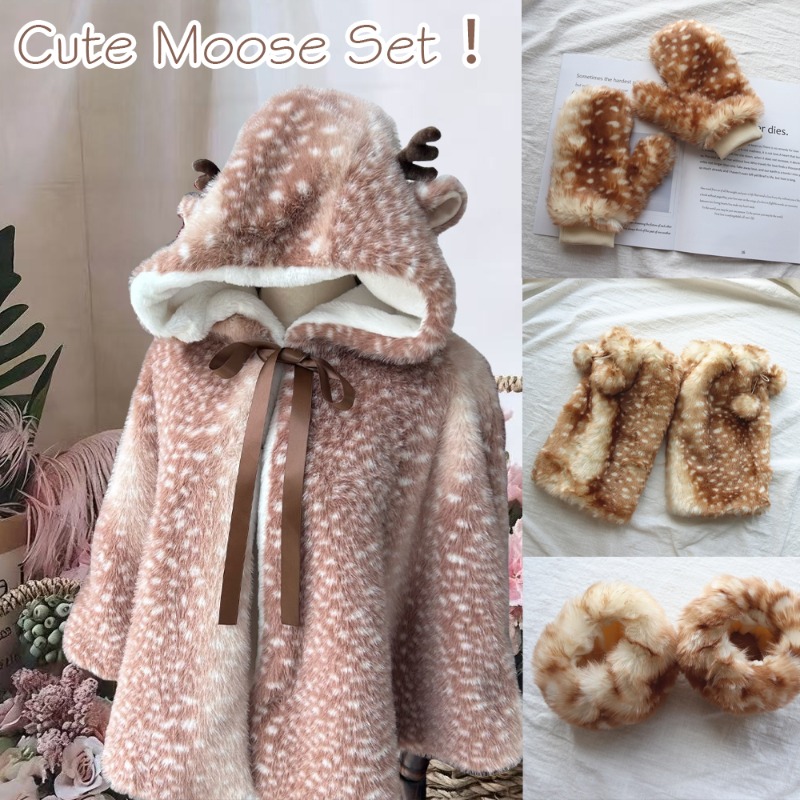 Winter Clothing Items - Winter Women's Japanese Plush Cute Printed