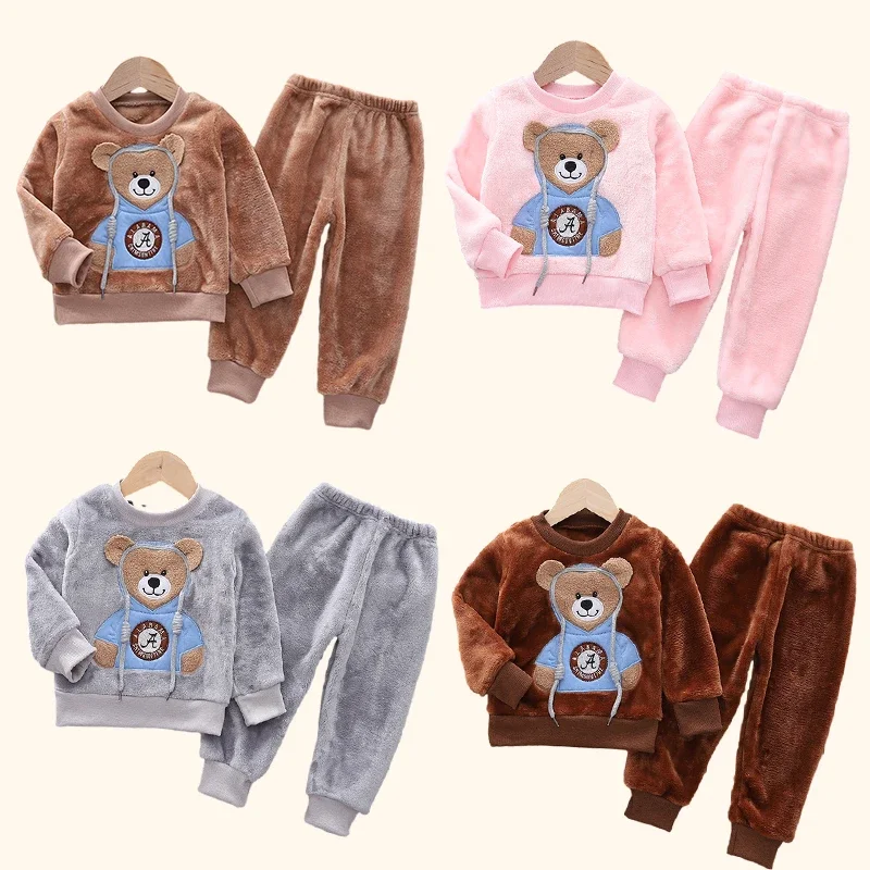 Winter Clothing 1 Year Old - Autumn Winter Children Clothing Baby Pajamas