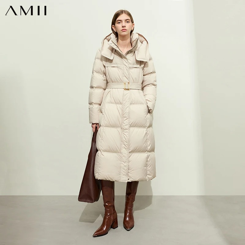 Winter Clothing Trends 2026 - AMII Hooded Down Coats 2026 Winter