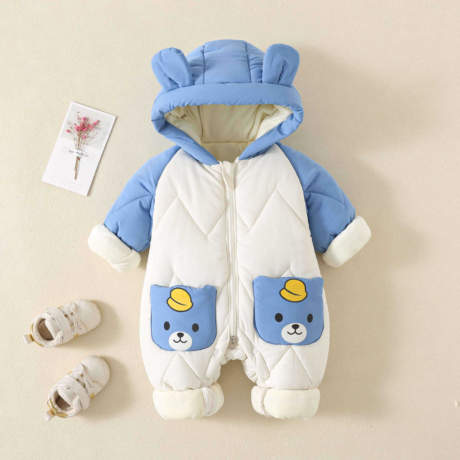 Winter Clothing 1 Year Old - Winter Baby Outwear Clothing Fur Lining
