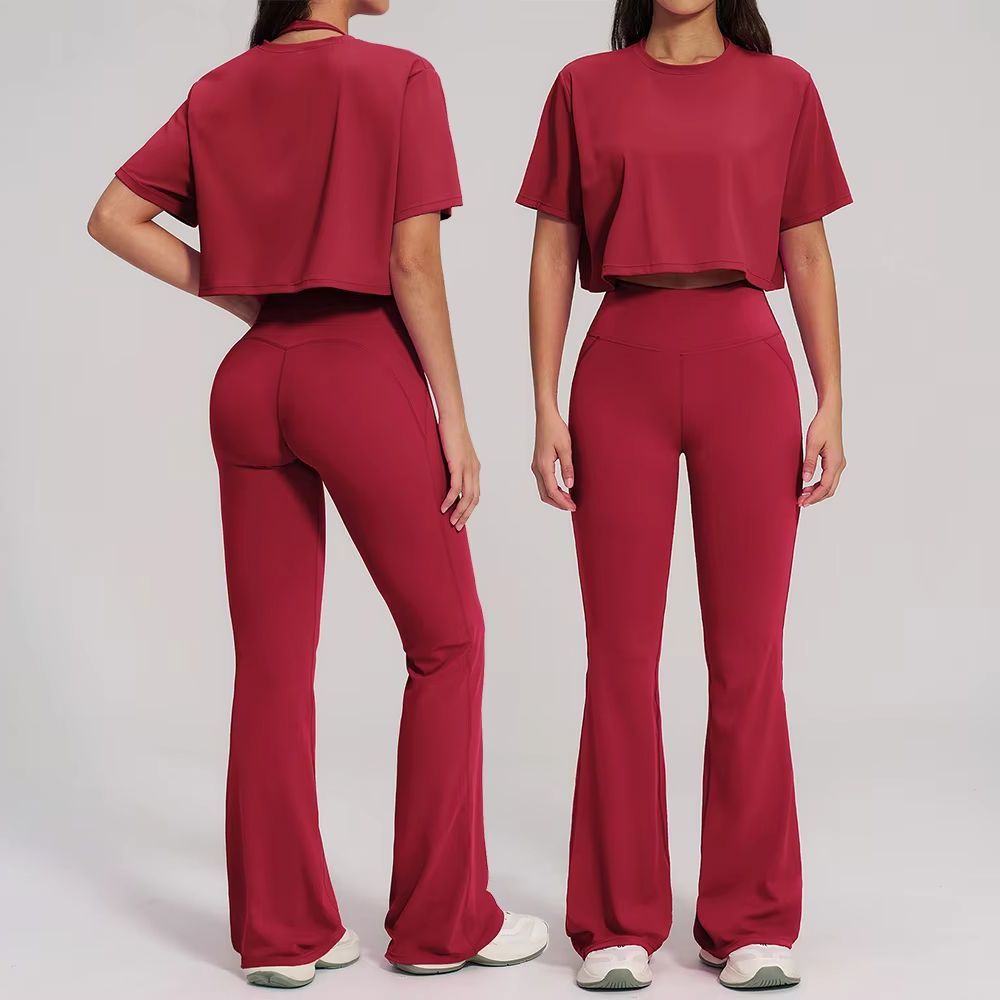 Winter Clothing Trends - 2PCS Yoga Set Sports Outfit Gym