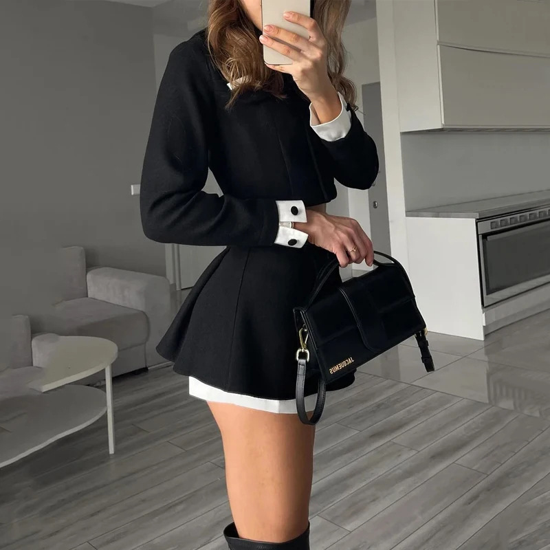 TARUXY Tweed Shorts Skirt Two  - огляд і ціна Winter Clothing Items