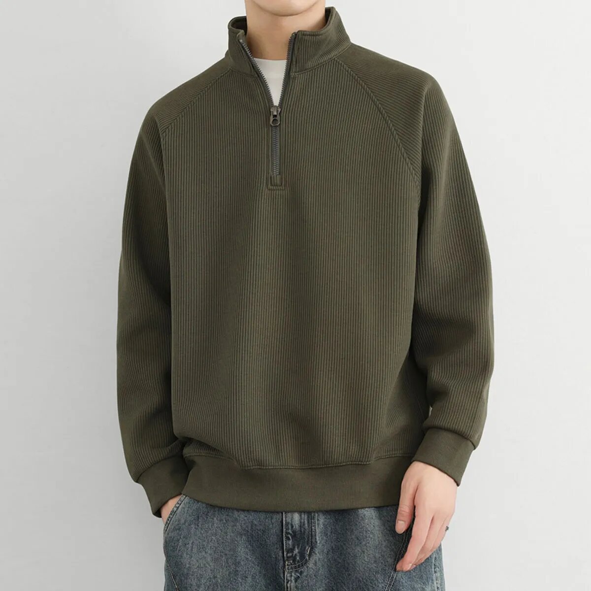 2026 New Men's Green Sweatshir - огляд і ціна Winter Clothing Colors 2026