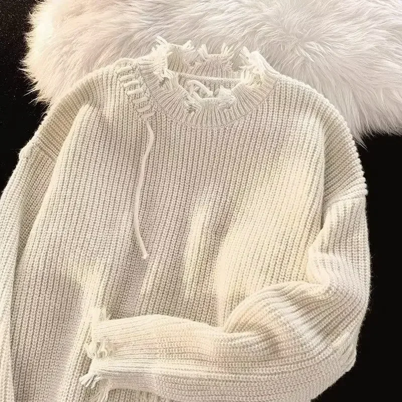 Men's Clothing Pullovers Beige - огляд і ціна Winter Clothing Korean