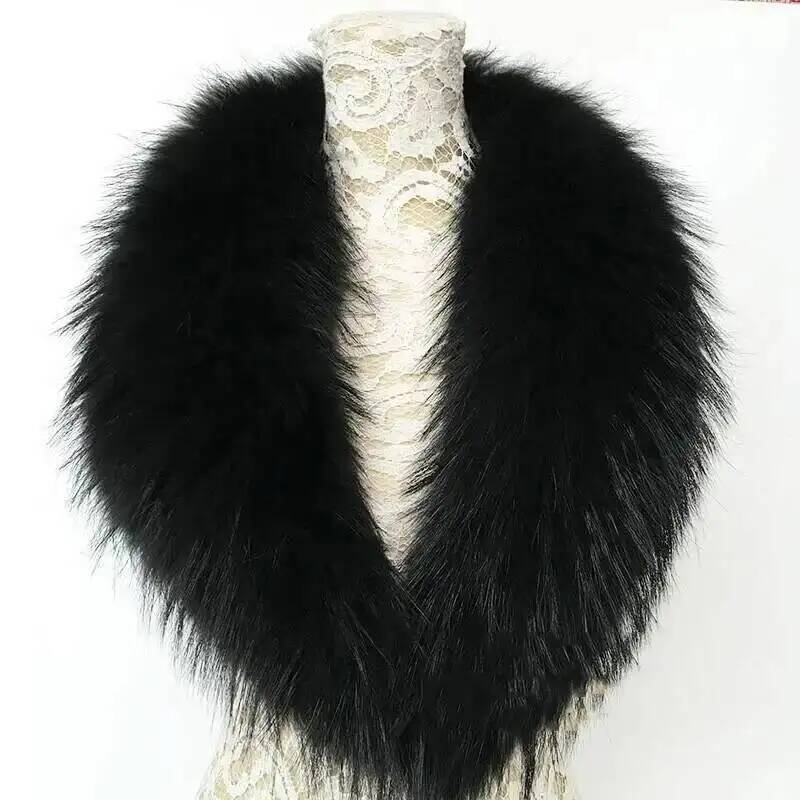 Natural Raccoon Fur Collar Rea - огляд і ціна Winter Clothing Items