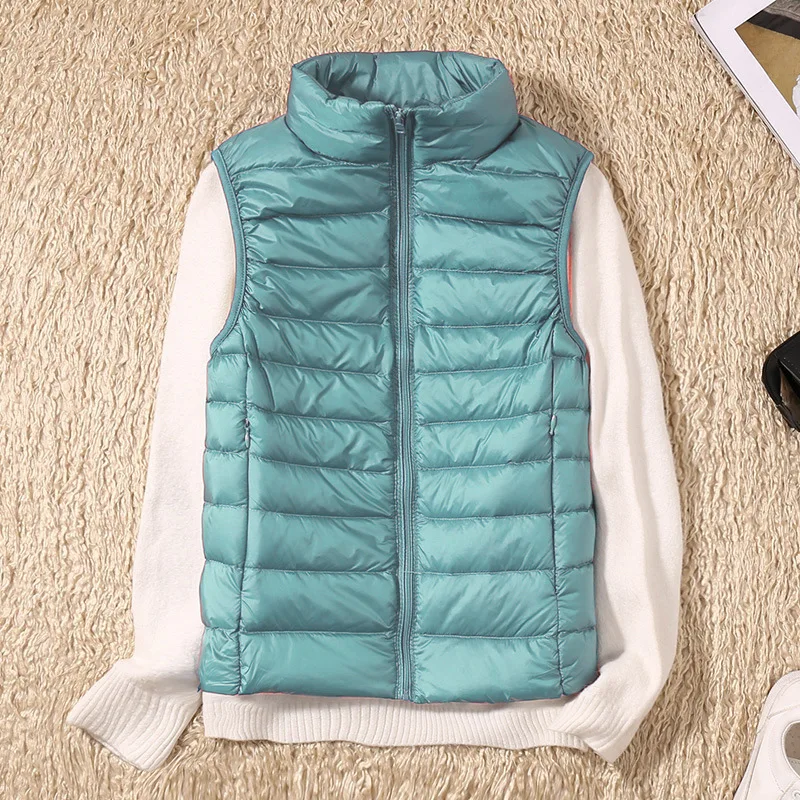 Women Sleeveless Short Puffer  - огляд і ціна Down Vest Ultralight
