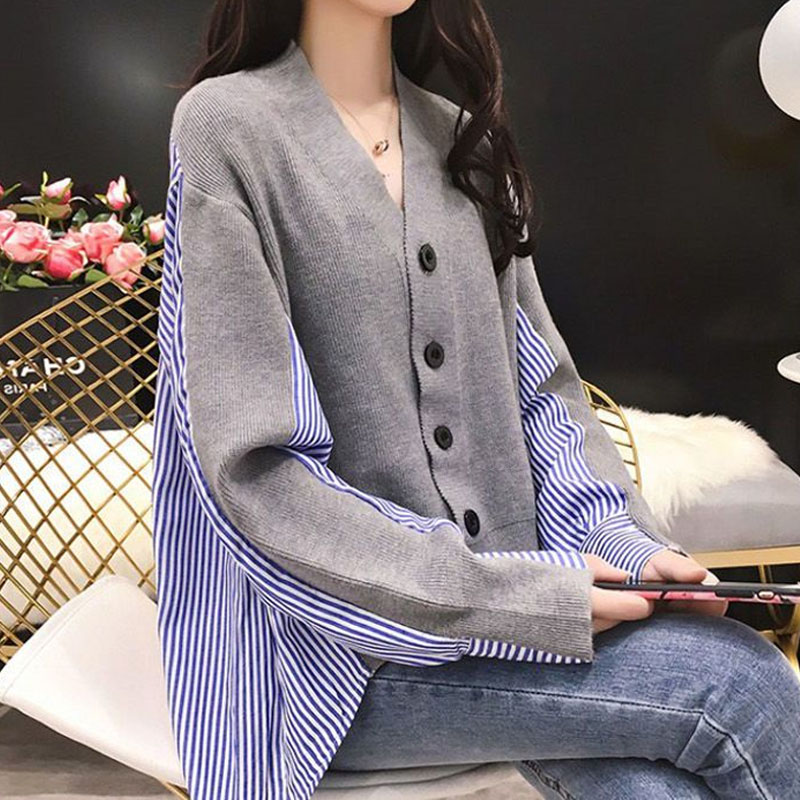 Female Korean Casual V-Neck Kn - огляд і ціна Winter Clothing Korean