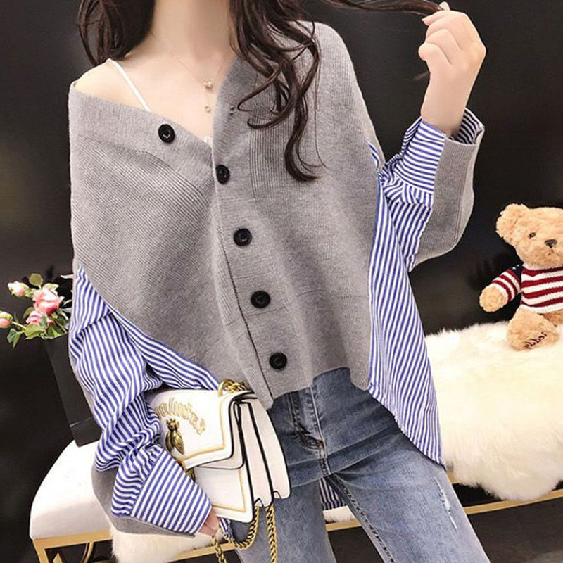 Female Korean Casual V-Neck Kn - огляд і ціна Winter Clothing Korean