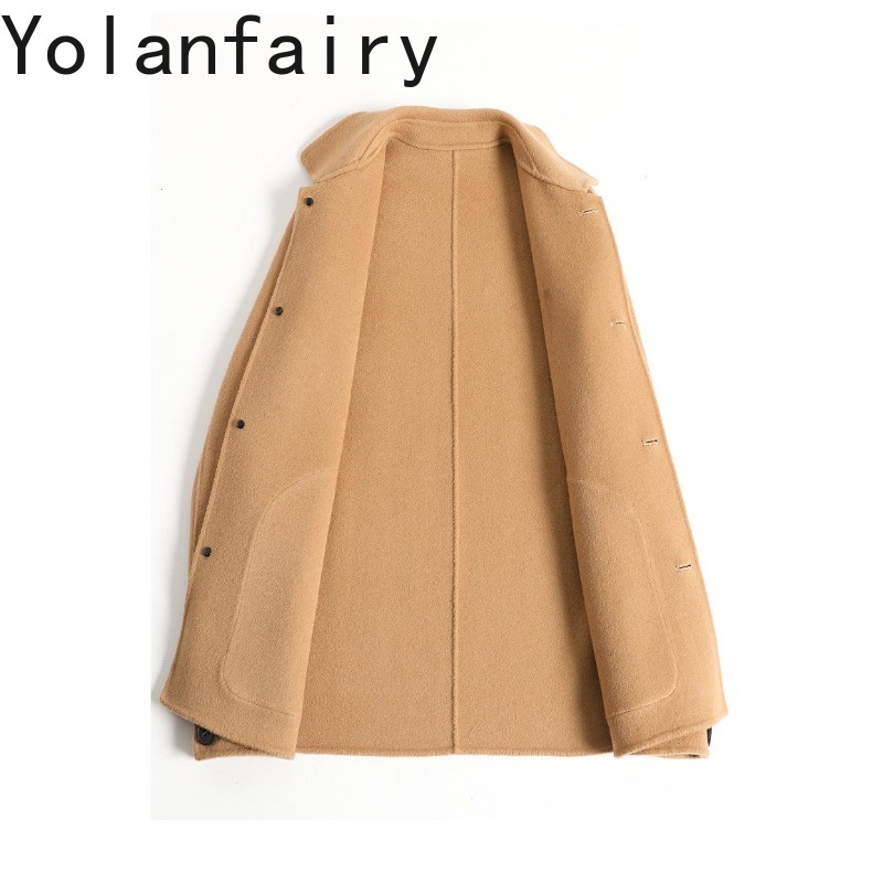 YOLANFAIRY Double-faced Wool C - огляд і ціна Winter Clothing Korean
