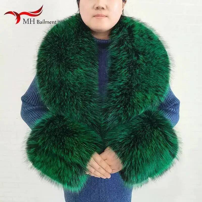 Large Women Faux Fox Fur Scarf - огляд і ціна Winter Clothing Items
