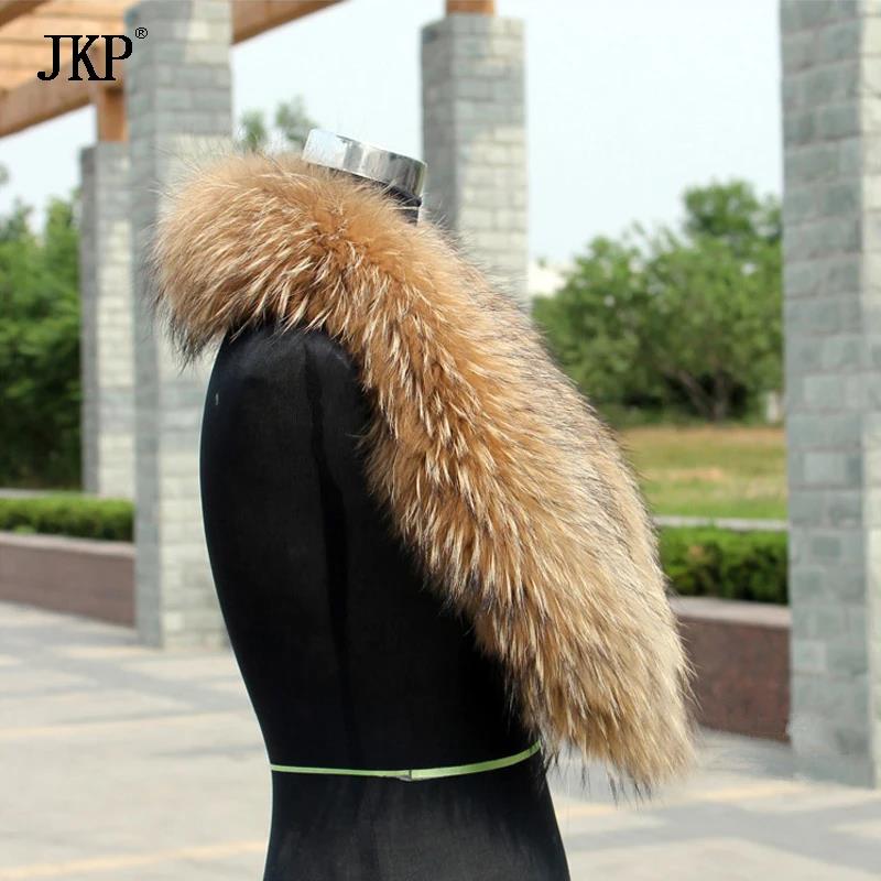 Natural Fur Collar Real raccoo - огляд і ціна Winter Clothing Items