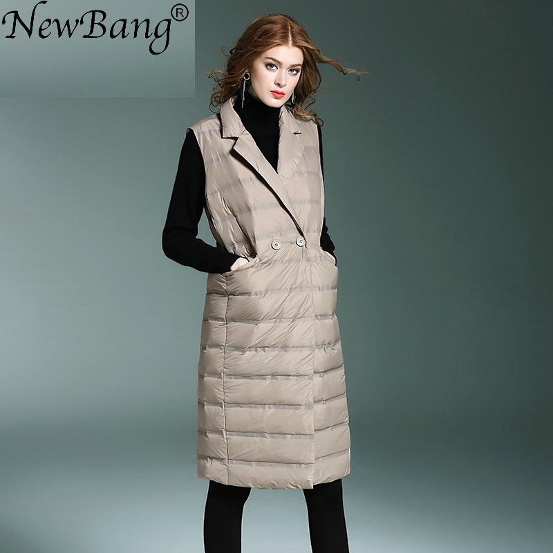 NewBang Brand Women's Long Ves - огляд і ціна Down Vest Ultralight