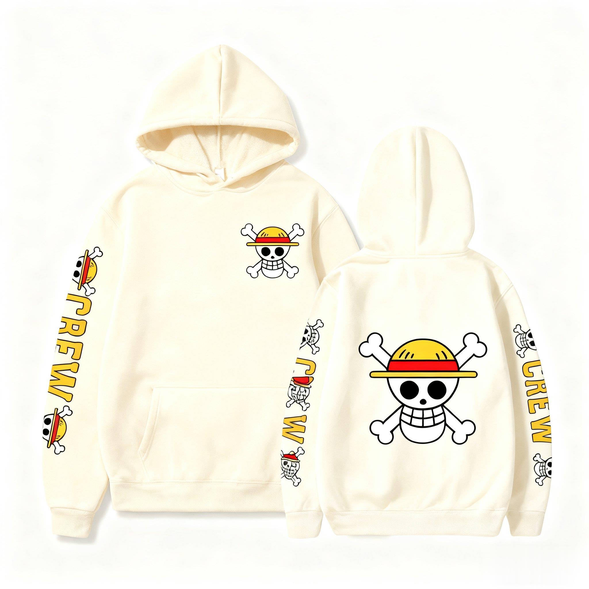 One Piece Skull Print Hoodie M - огляд і ціна Winter Clothing Trends 2026