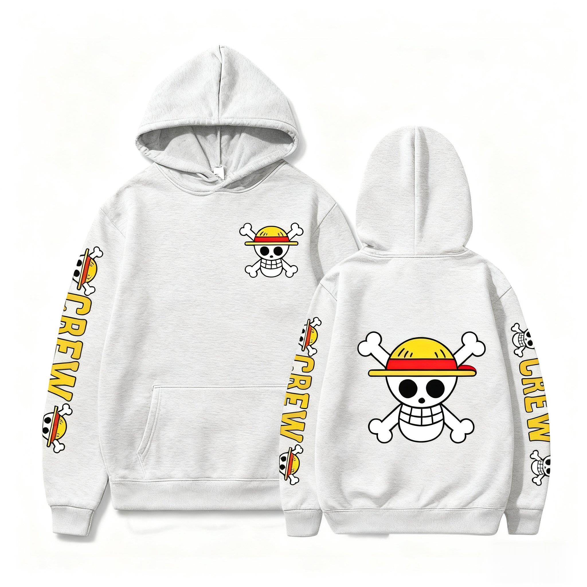 One Piece Skull Print Hoodie M - огляд і ціна Winter Clothing Trends 2026