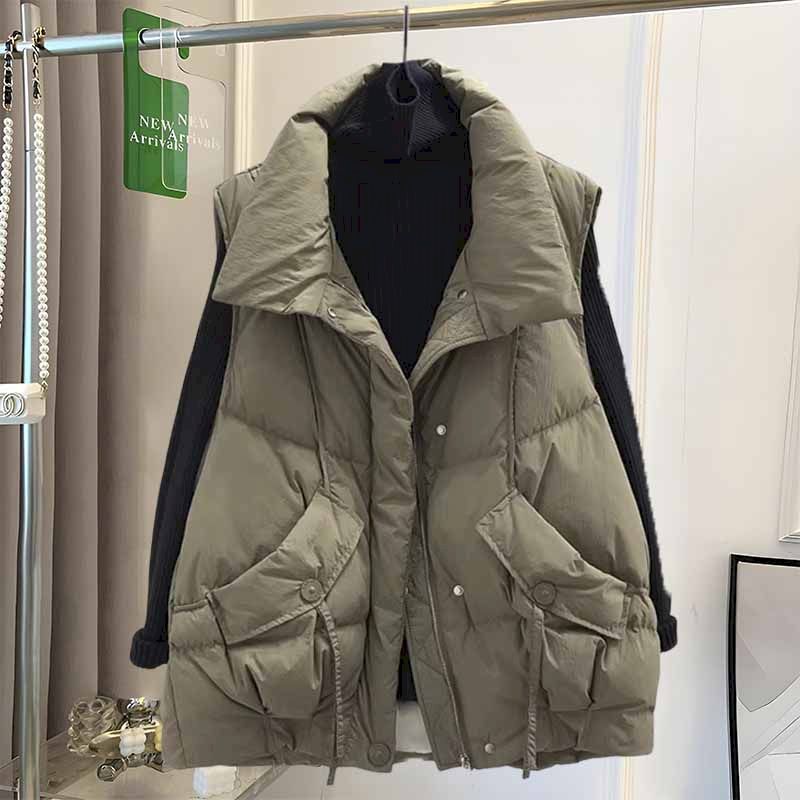 Korean Fashion Silk Floss Vest - огляд і ціна Down Vest Ultralight