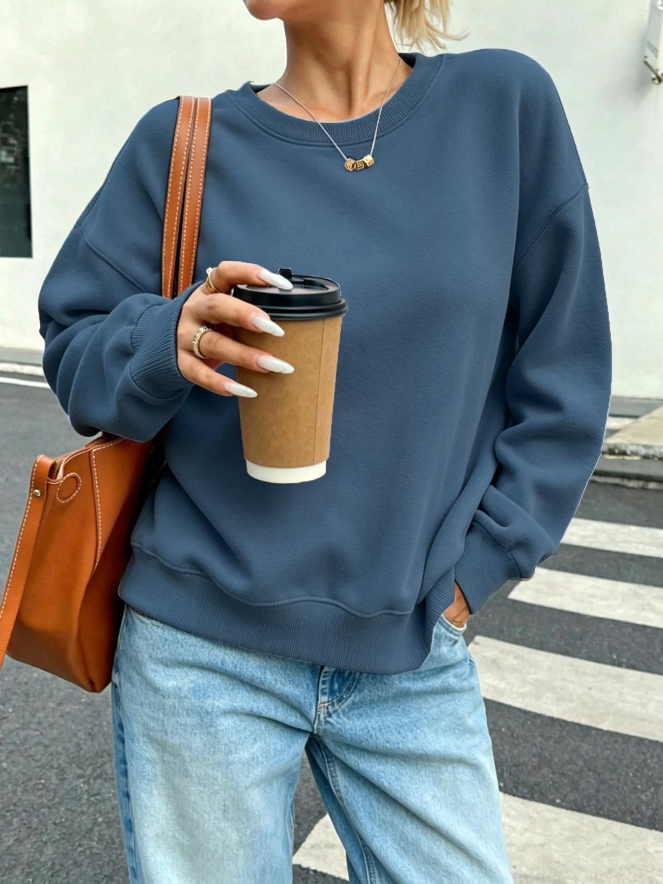 Solid Women's Casual Sweatshir - огляд і ціна Winter Clothing On Sale
