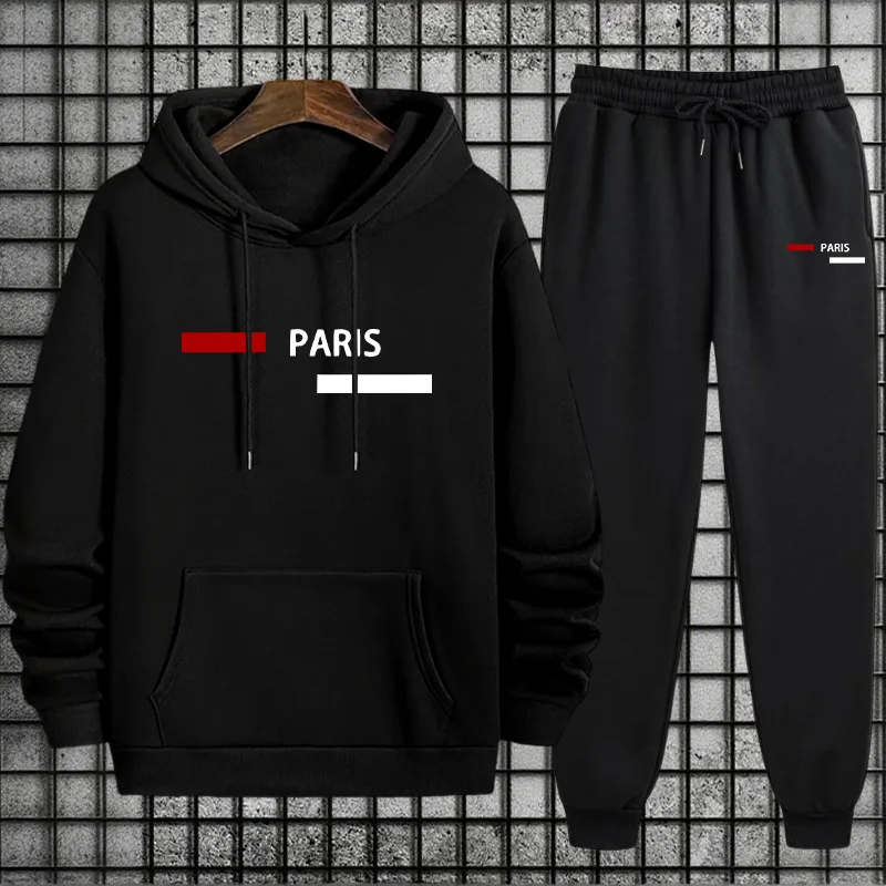 Men's Tracksuit Casual Hooded  - огляд і ціна Winter Clothing Items