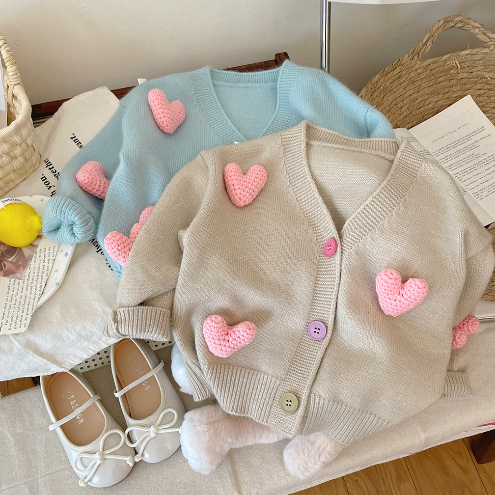 Girls Sweaters Coat Three-Dime - огляд і ціна Winter Clothing 1 Year Old