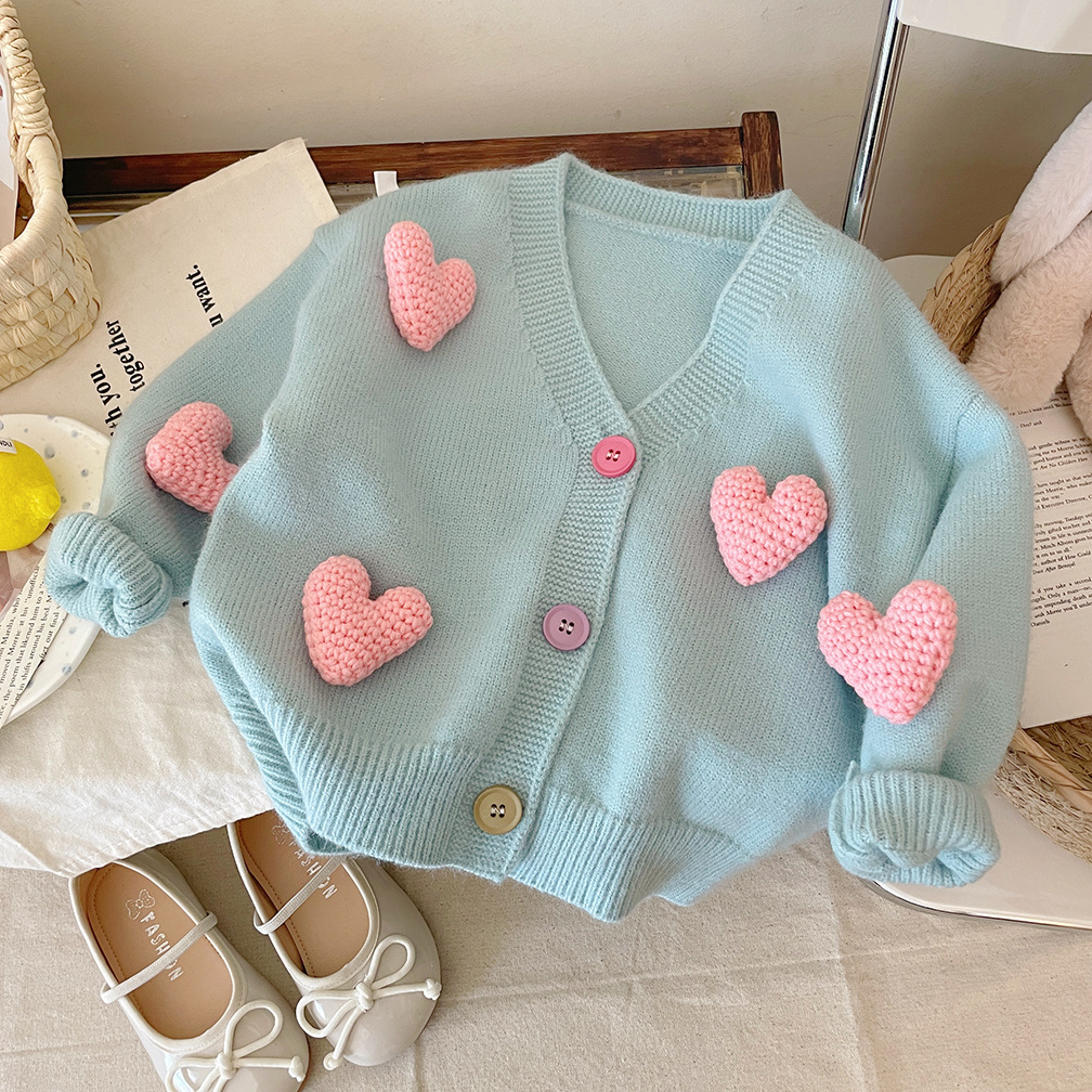 Girls Sweaters Coat Three-Dime - огляд і ціна Winter Clothing 1 Year Old